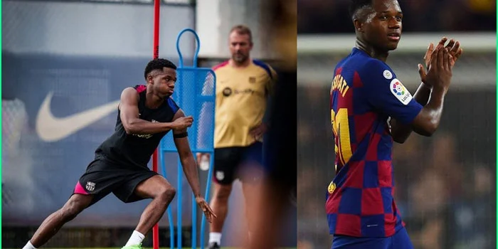 Ansu Fati Kembali Berlatih di Barcelona Setelah Cedera Kaki