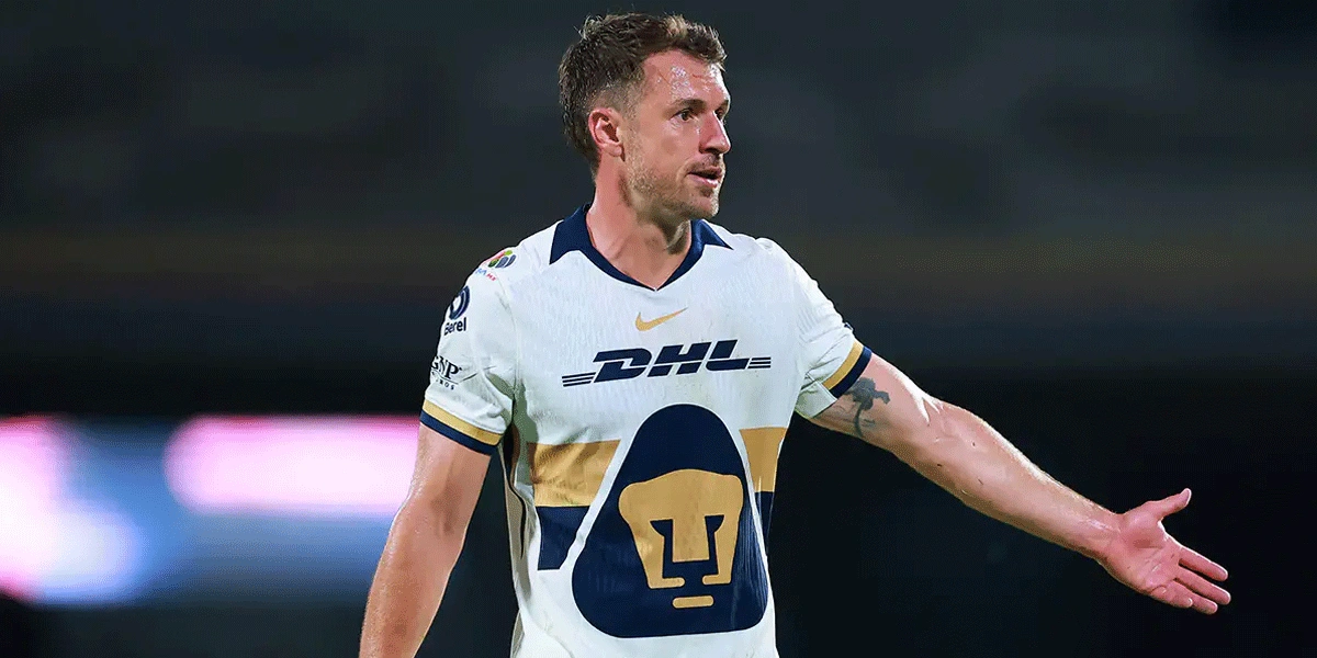 Perjalanan-Singkat-Aaron-Ramsey-di-Pumas-Berakhir-Setelah-Enam-Laga